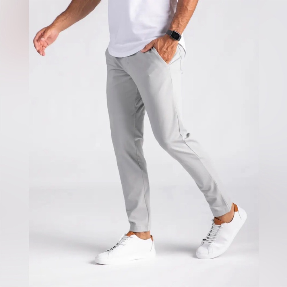 BYLT Men’s Storm Grey Everyday Pant 2.0 Slim Fit